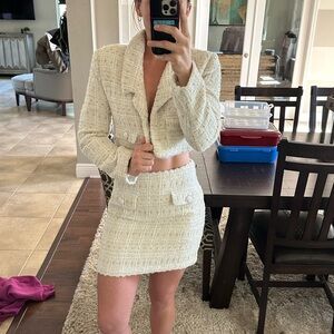Endless Rose Tweed Blazer & Skirt